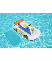 Cavalcabile Auto Sportiva 110x75cm Galleggiante Piscina Spiaggia Gonfiabile 41480         