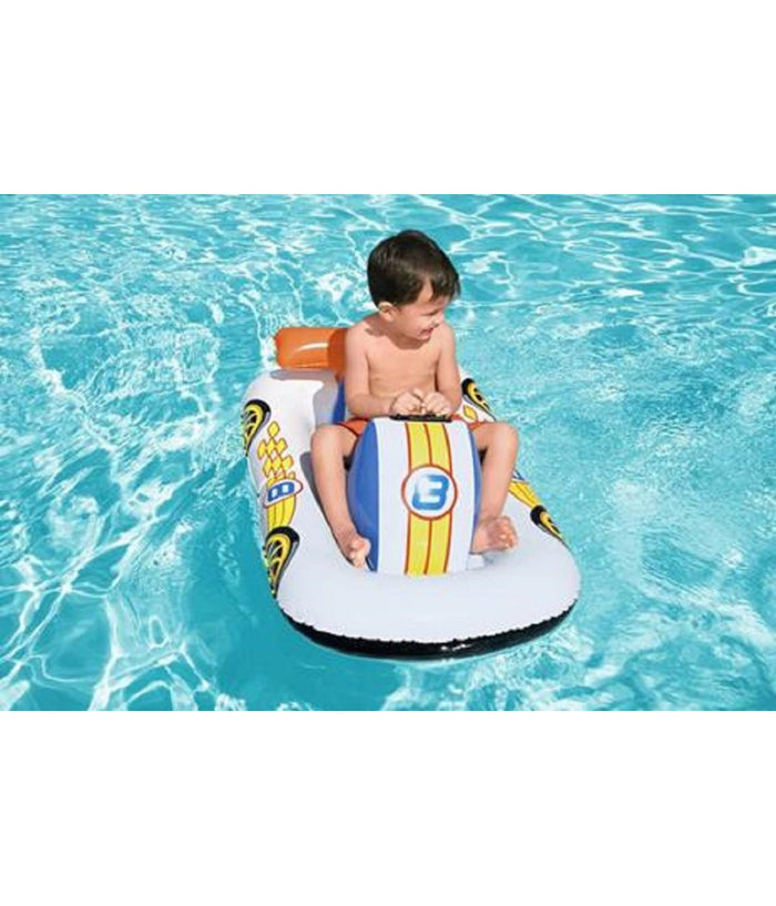 Cavalcabile Auto Sportiva 110x75cm Galleggiante Piscina Spiaggia Gonfiabile 41480         