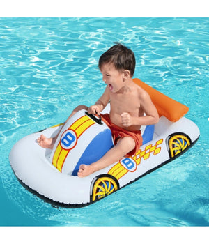 Cavalcabile Auto Sportiva 110x75cm Galleggiante Piscina Spiaggia Gonfiabile 41480         