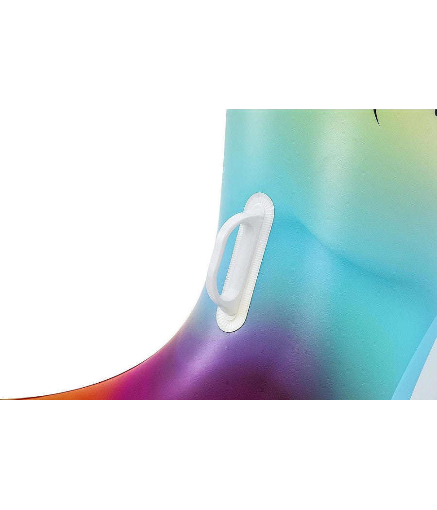 Trade Shop - Cavalcabile Gonfiabile A Forma Di Foca Allegra Bambini 157x114cm Maniglie 41479 -