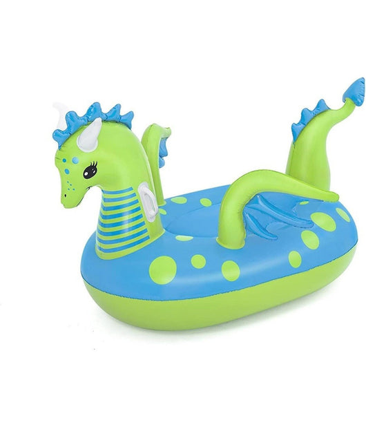 Cavalcabile Gonfiabile Forma Drago Fantasy Dragon 134x142 Cm Con Maniglie 41476         