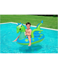 Cavalcabile Gonfiabile Forma Drago Fantasy Dragon 134x142 Cm Con Maniglie 41476         