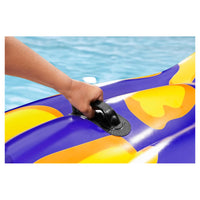 Trade Shop - Cavalcabile Gonfiabile Forma Salamandra Galleggiante 191 X 119 Cm Con Maniglie 41502 -