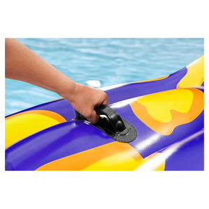 Trade Shop - Cavalcabile Gonfiabile Forma Salamandra Galleggiante 191 X 119 Cm Con Maniglie 41502 -