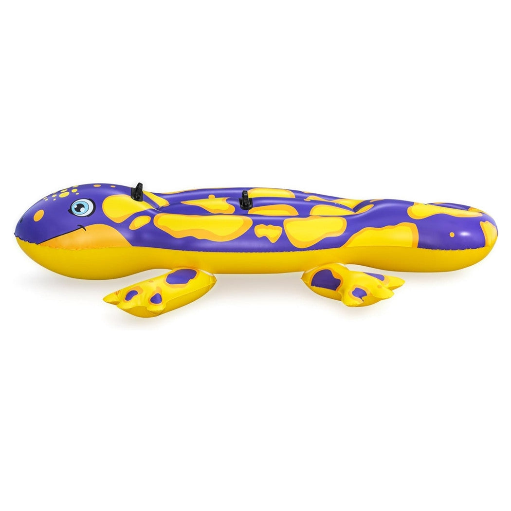 Trade Shop - Cavalcabile Gonfiabile Forma Salamandra Galleggiante 191 X 119 Cm Con Maniglie 41502 -