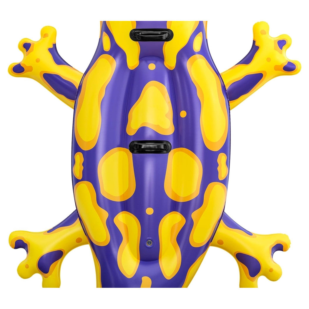 Trade Shop - Cavalcabile Gonfiabile Forma Salamandra Galleggiante 191 X 119 Cm Con Maniglie 41502 -