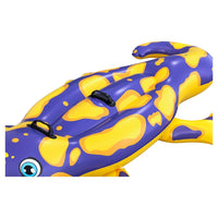 Trade Shop - Cavalcabile Gonfiabile Forma Salamandra Galleggiante 191 X 119 Cm Con Maniglie 41502 -