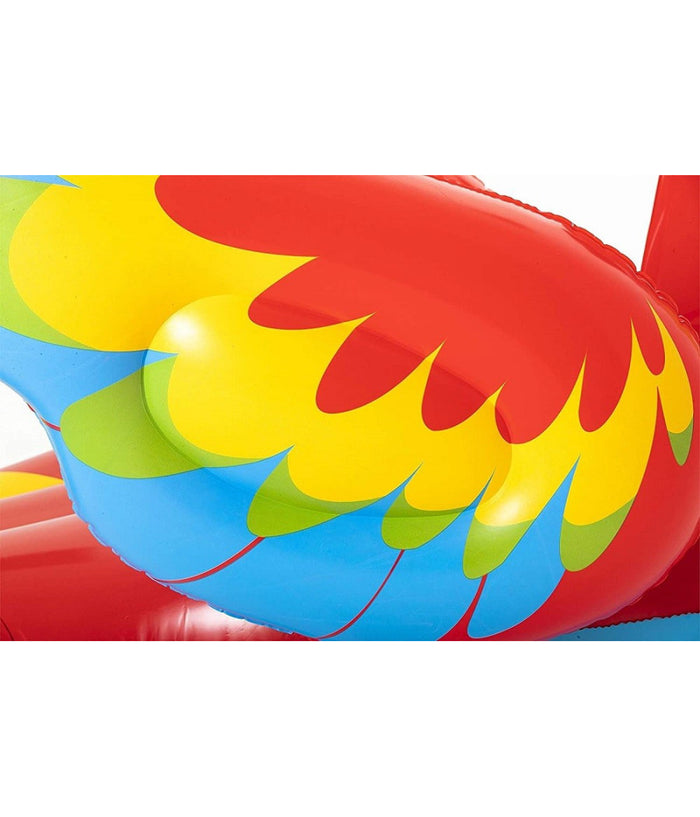 Cavalcabile Gonfiabile Pappagallo 203x132 Cm Bambini Mare Animale Piscina 41127         
