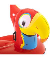Cavalcabile Gonfiabile Pappagallo 203x132 Cm Bambini Mare Animale Piscina 41127         