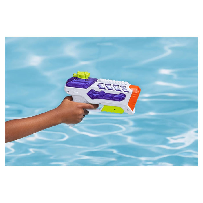 Trade Shop - Cavalcabile Gonfiabile Splash Shuttle 117x107cm Galleggiante Con Maniglia Pistola 41503 -