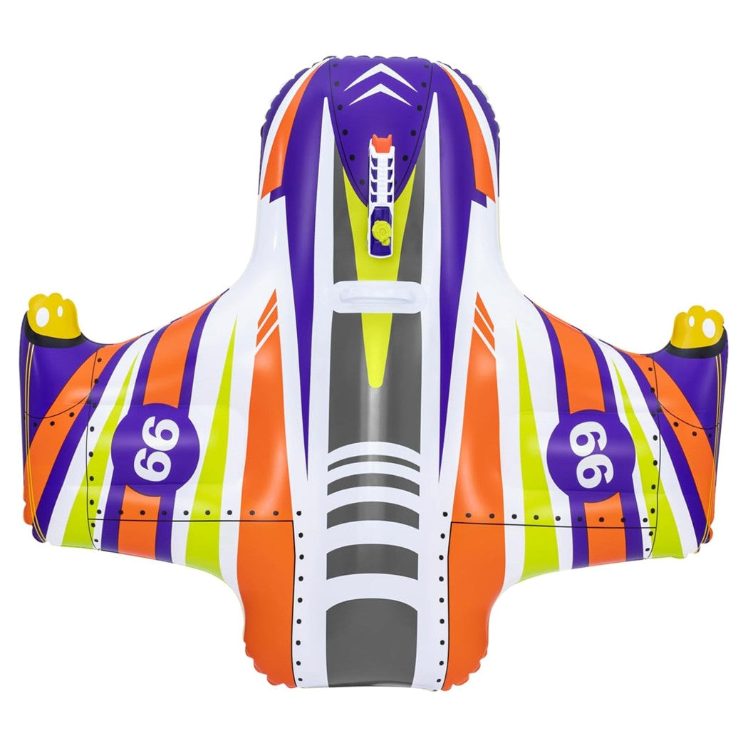 Trade Shop - Cavalcabile Gonfiabile Splash Shuttle 117x107cm Galleggiante Con Maniglia Pistola 41503 -