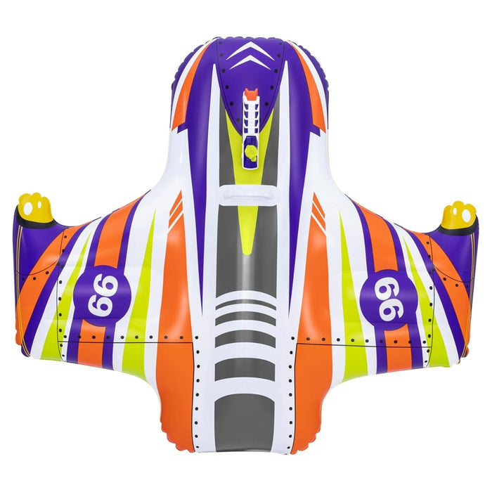 Trade Shop - Cavalcabile Gonfiabile Splash Shuttle 117x107cm Galleggiante Con Maniglia Pistola 41503 -