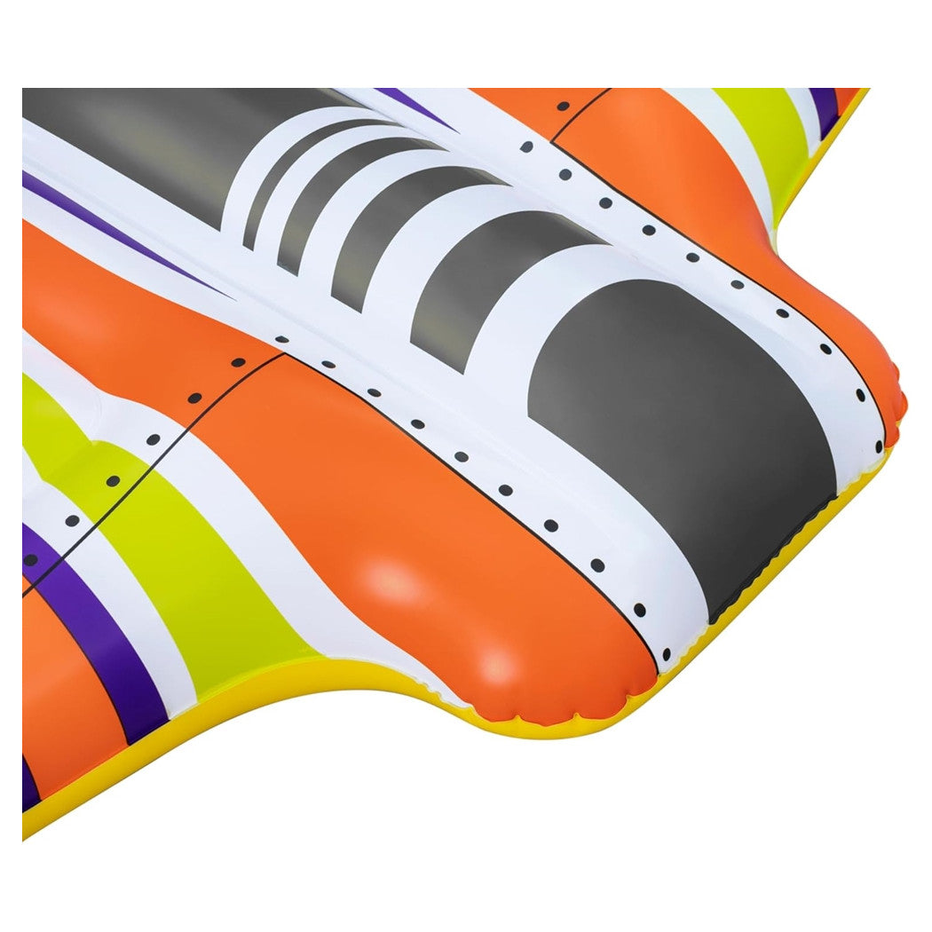 Trade Shop - Cavalcabile Gonfiabile Splash Shuttle 117x107cm Galleggiante Con Maniglia Pistola 41503 -