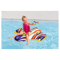 Trade Shop - Cavalcabile Gonfiabile Splash Shuttle 117x107cm Galleggiante Con Maniglia Pistola 41503 -