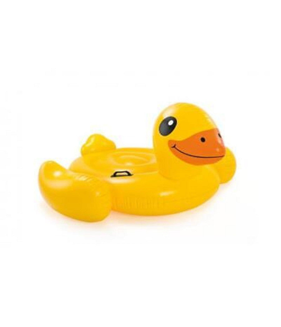 Cavalcabile Papera 147x147x81 Cm Gonfiabile Giocattolo Piscina 2 Maniglie 57556         