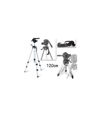 Trade Shop - Cavaletto Treppiede 120 Cm Per Macchina Fotografica Digitale Videocamera -