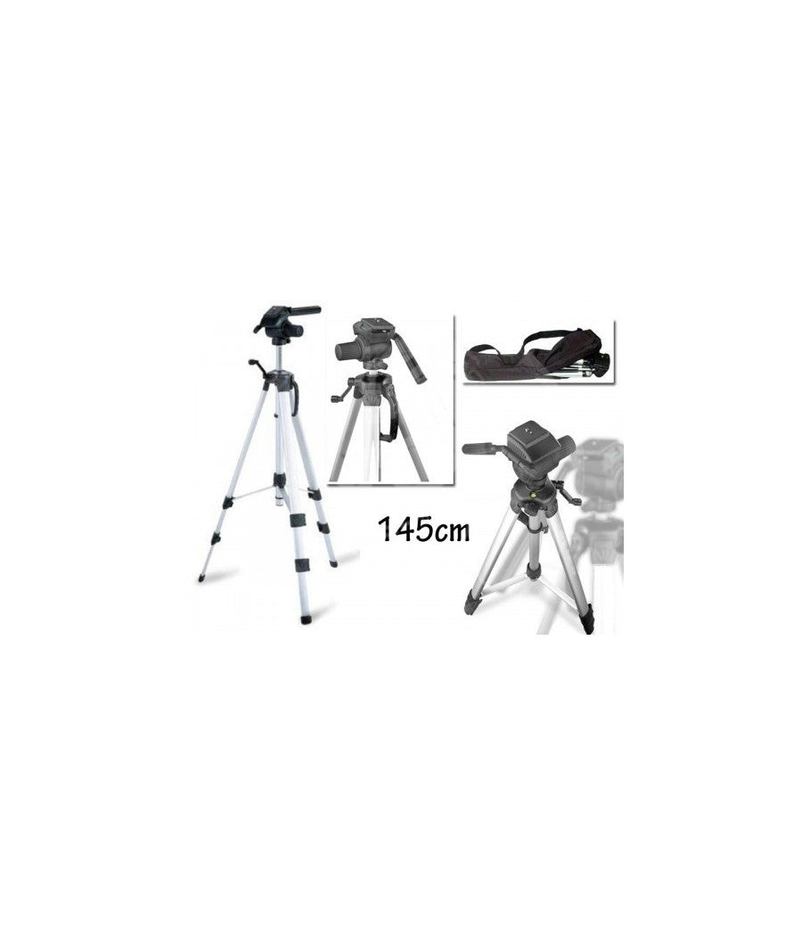 Cavaletto Treppiede 145 Cm Per Macchina Fotografica Digitale Videocamera         
