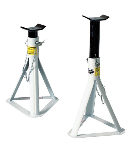 Cavalletto Cavalletti Per Auto 2 Tonnellate Supporti In Coppia 2 Pz Regolabili         