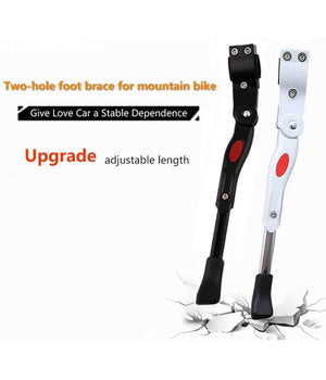 Cavalletto Per Bici Supporto Bicicletta Laterale Altezza Regolabile Reflettore         