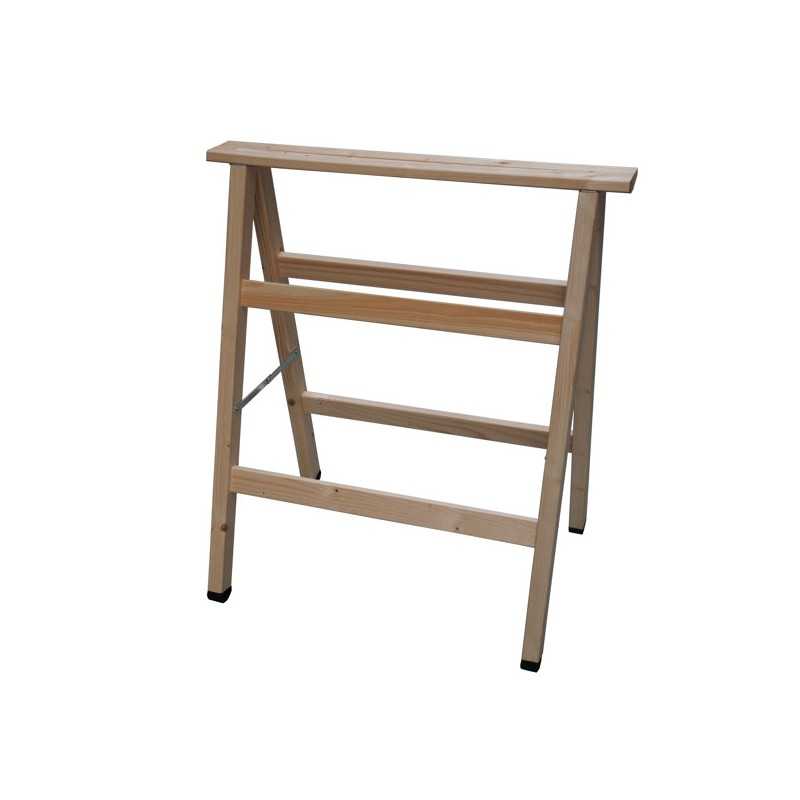 Cavalletto Pieghevole Legno Abete F3 New cm 90