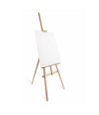 Cavalletto Pittorico In Legno Inclinabile 120 Cm Pittura Esposizione Tele Quadri         