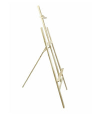 Cavalletto Pittorico In Legno Inclinabile 120 Cm Pittura Esposizione Tele Quadri         