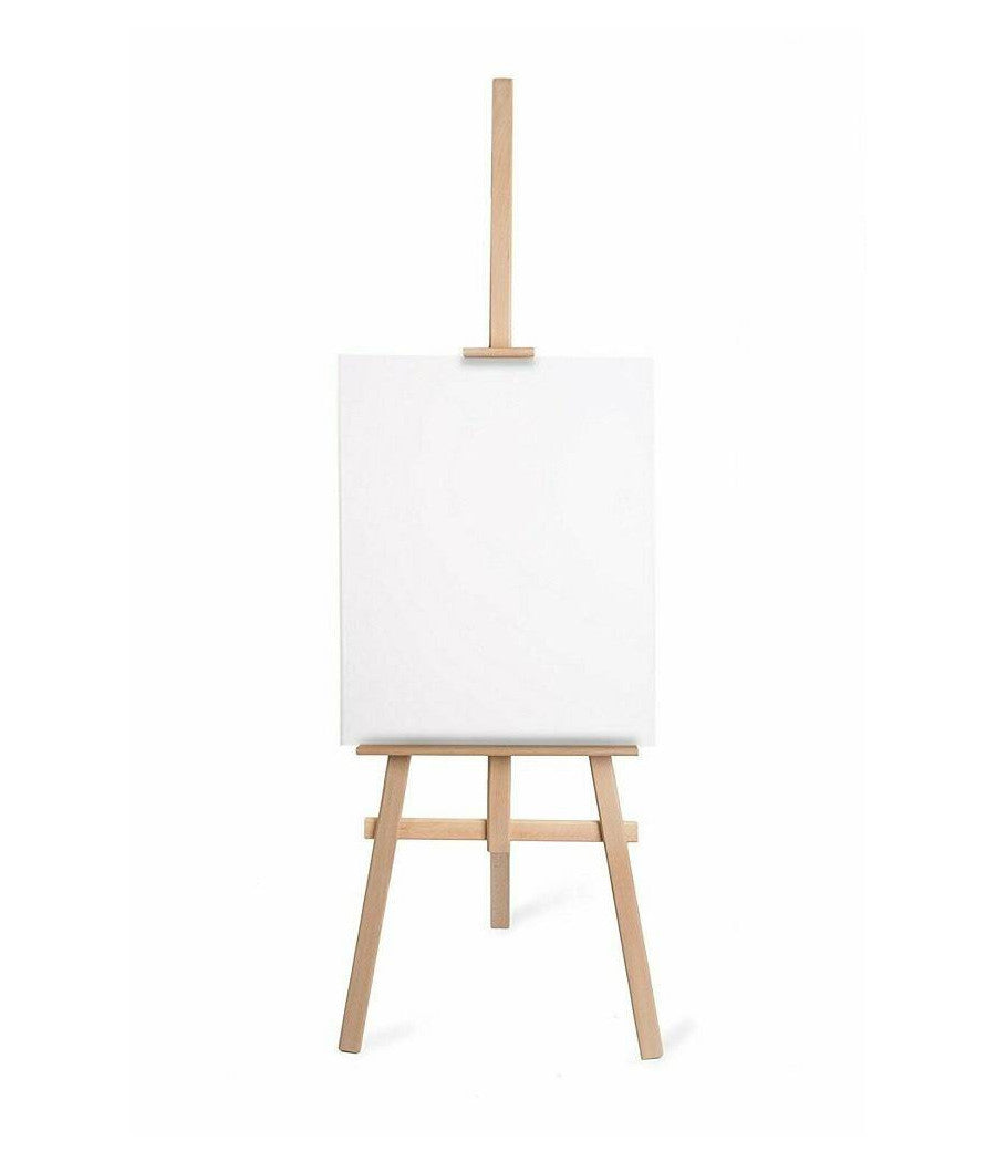 Cavalletto Pittorico In Legno Inclinabile 120 Cm Pittura Esposizione Tele Quadri         