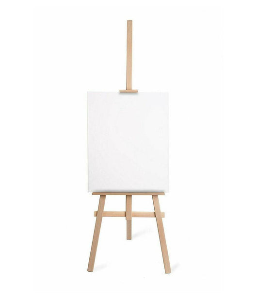 Cavalletto Pittorico In Legno Inclinabile 120 Cm Pittura Esposizione Tele Quadri         