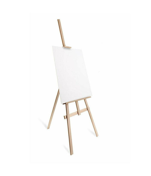 Cavalletto Pittorico In Legno Inclinabile 165 Cm Pittura Esposizione Tele Quadri         
