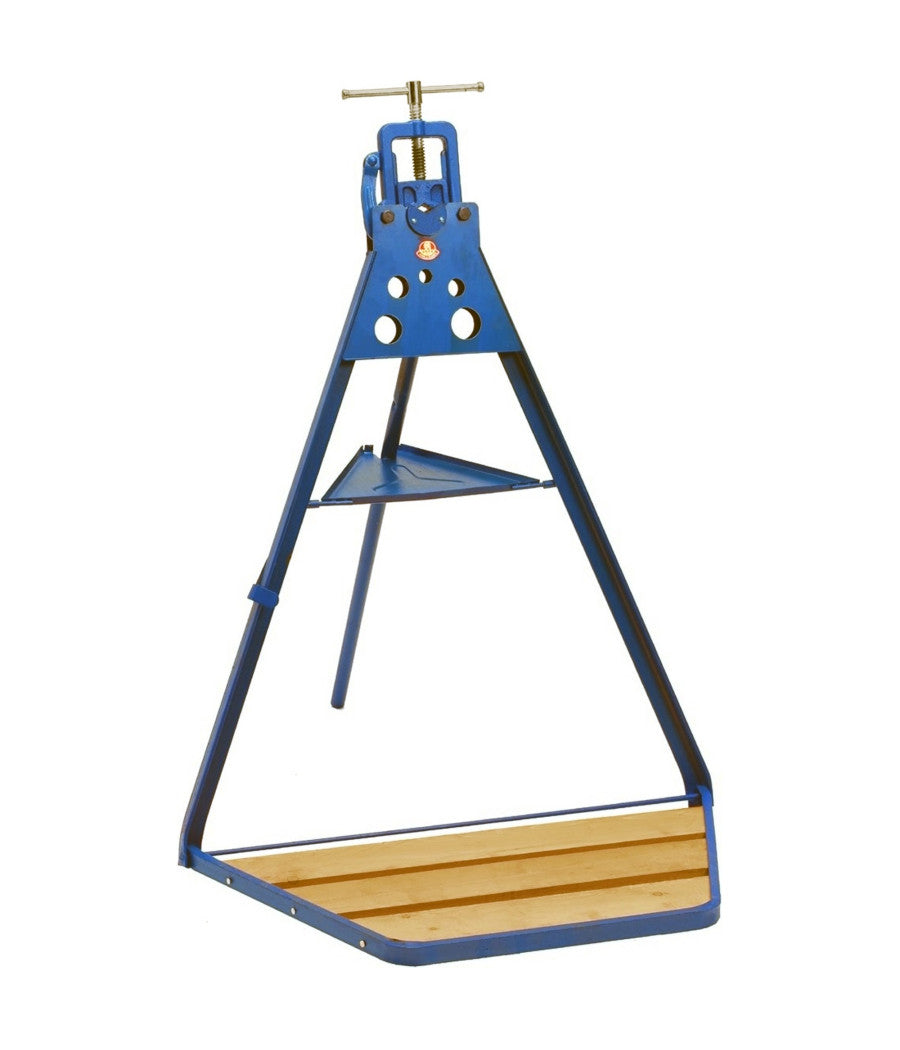 Cavalletto Portatile Idraulico 3" Pollici Morsa Banco Tubi Da Lavoro Idraulico         