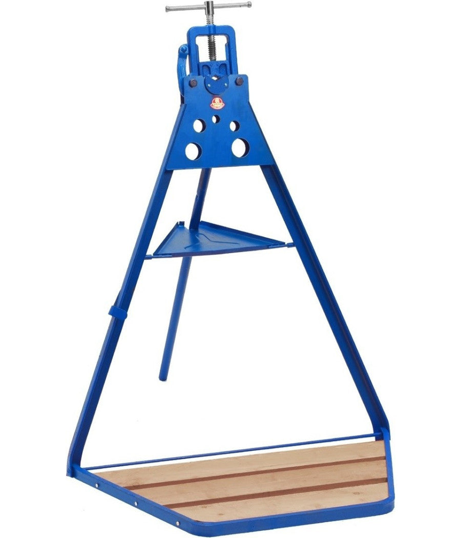 Cavalletto Portatile Idraulico 4" Pollici Ariex Morsa Banco Tubi Da Lavoro         