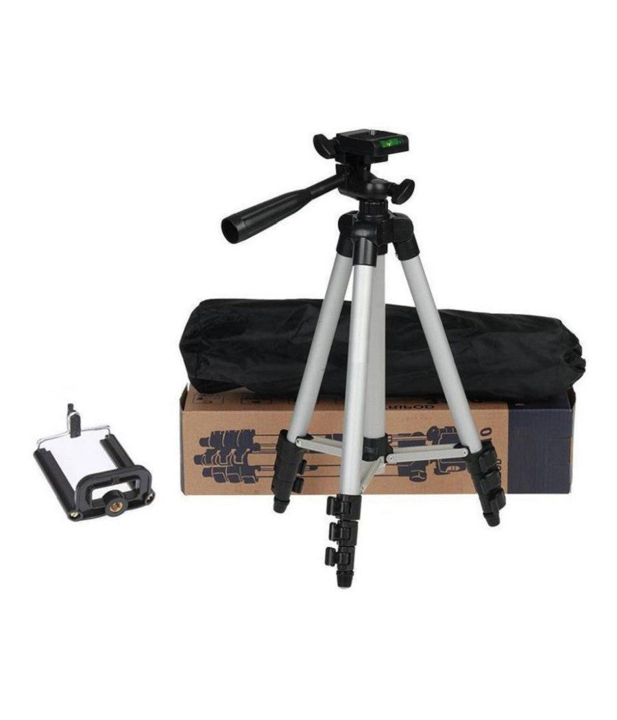 Cavalletto Universale Fotocamera Treppiedi Tripode Supporto Alluminio Smartphone         