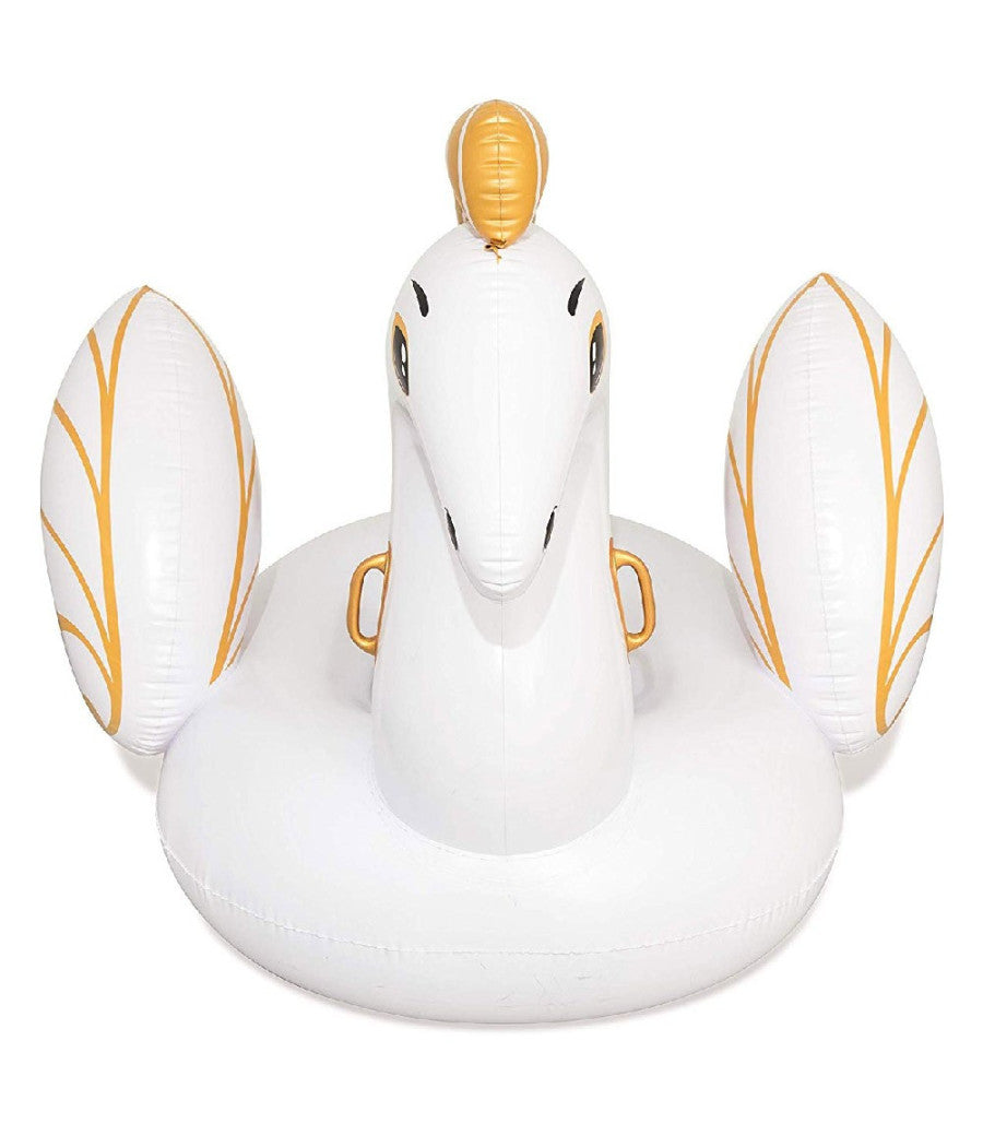 Cavallo Fashion Pegaso Cavalcabile Gigante 231 X 150 Cm Unicorno Bianco         