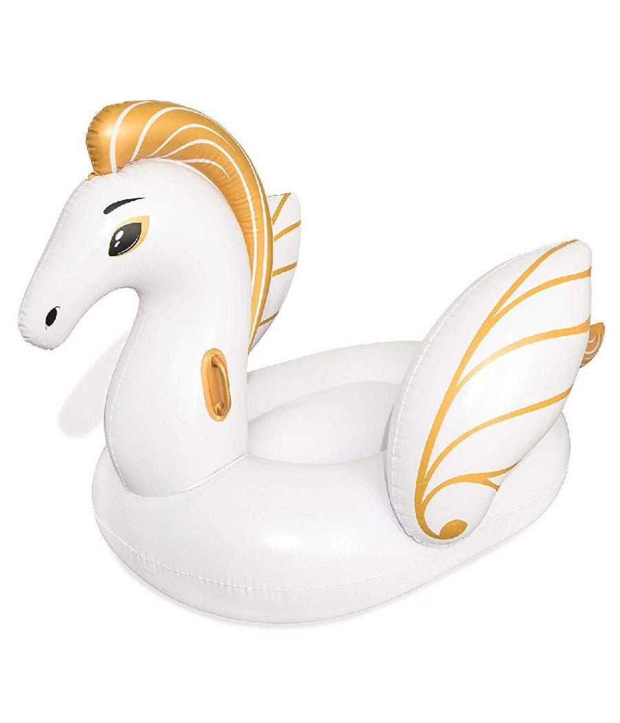 Cavallo Fashion Pegaso Cavalcabile Gigante 231 X 150 Cm Unicorno Bianco         