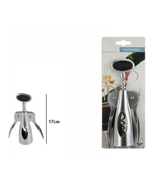 Cavatappi Apribottiglie Professionale Acciaio Inox Professionale Vino 66256         