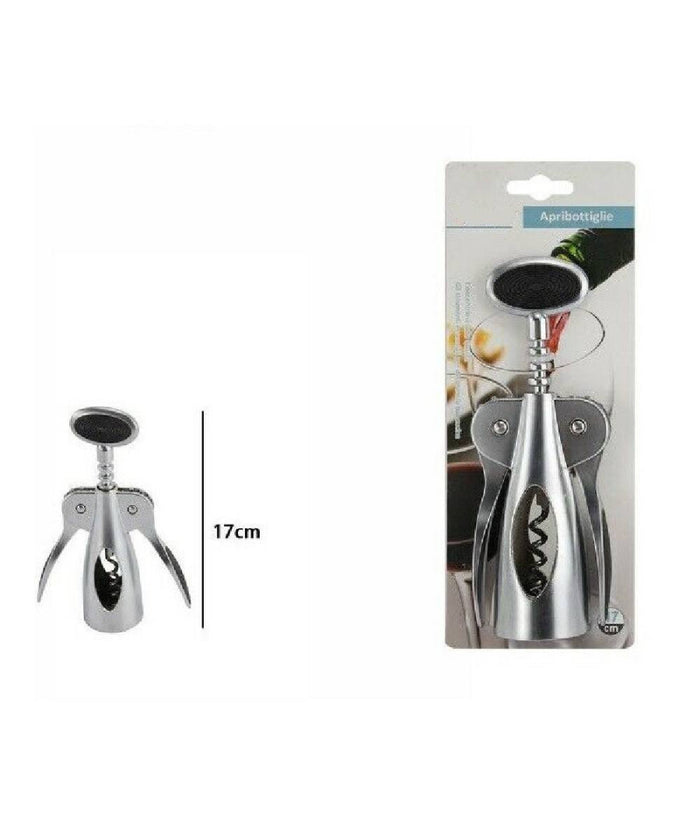 Cavatappi Apribottiglie Professionale Acciaio Inox Professionale Vino 66256         