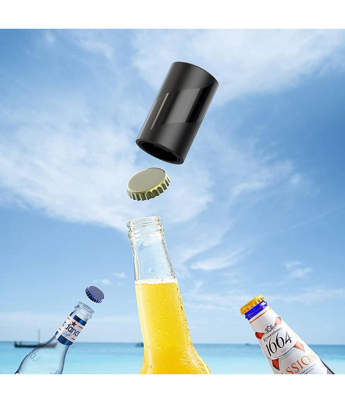 Cavatappi Apribottiglie Stappa Tappo Con Pressione Su Bottiglia Birra Magnetico         