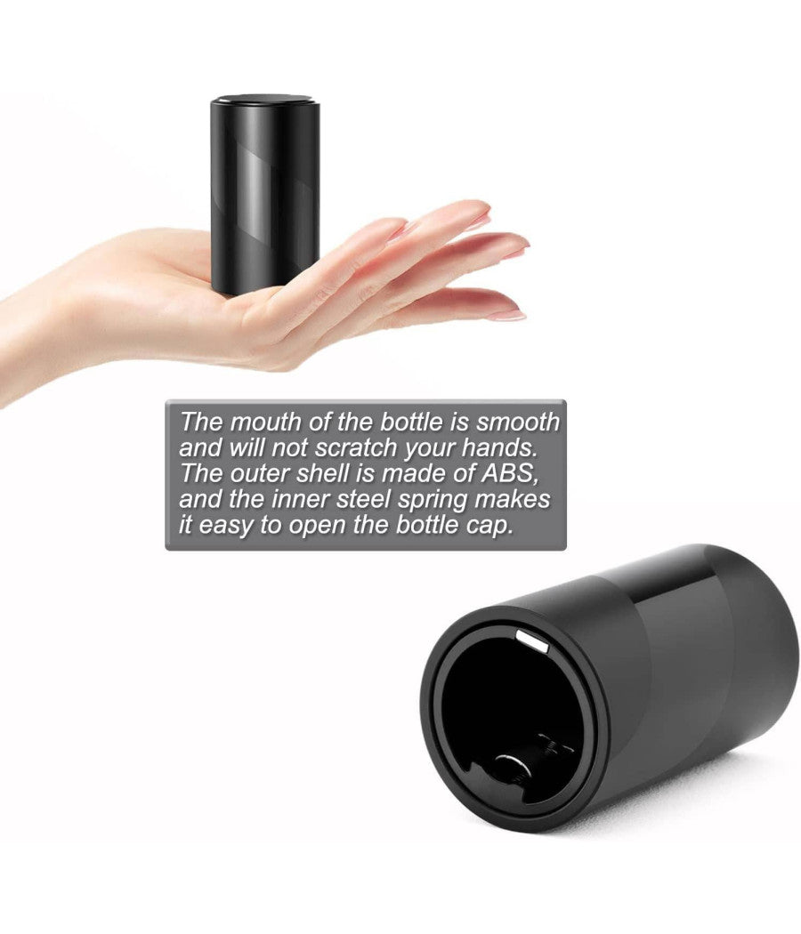 Cavatappi Apribottiglie Stappa Tappo Con Pressione Su Bottiglia Birra Magnetico         