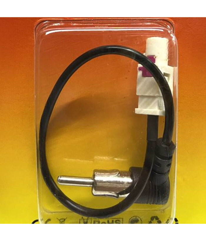 Cavetto Adattatore Antenna Da Fakra Maschio A Din Iso Maschio 90 Pipa Curvo 22cm         