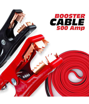 Cavi Collegamento Batteria 500 Amp Jumper Avviamento Auto Camper Camion Moto         