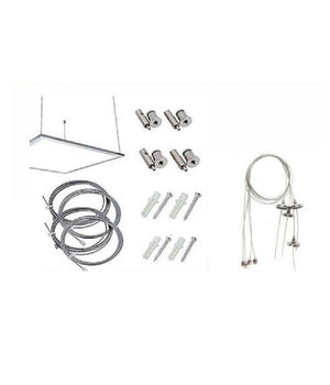 Cavi Per Sospensione Pannelli Slim Ad Incasso Quadrati P600-s Set 4 Fili Da 120cm         