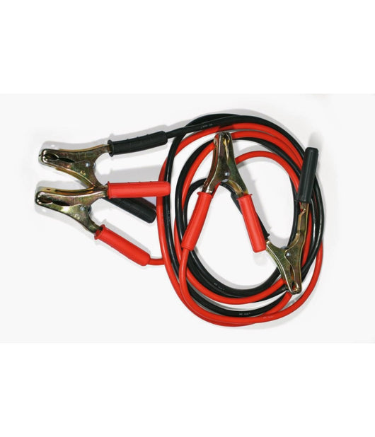 Cavi Pinza Bipolari Collegamento Batteria Alimentazione Auto Moto 500 Amp 2.5 Mt         