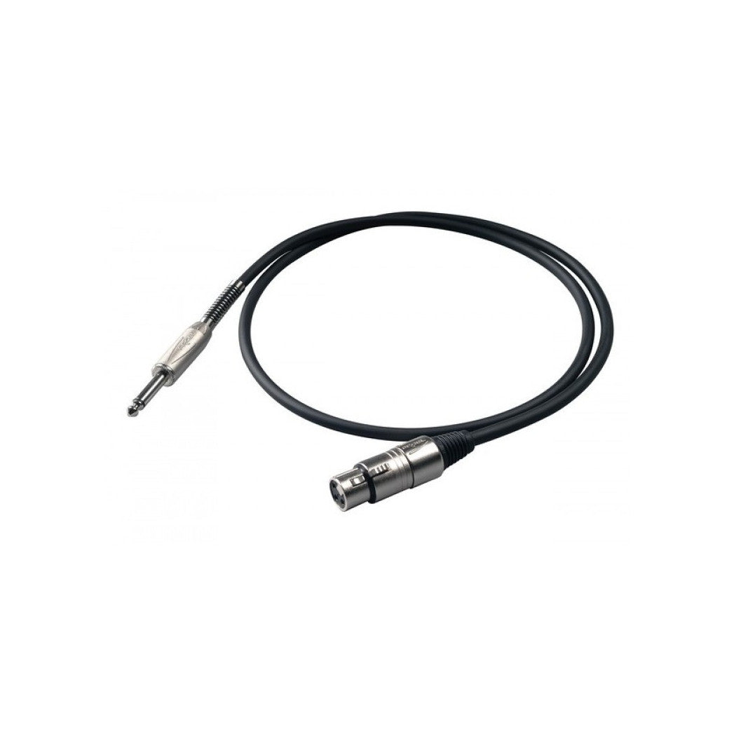 Trade Shop - Cavo 10 Metri Audio Per Microfono Casse Femmina Xlr Connessione Spina Jack 1.5 -