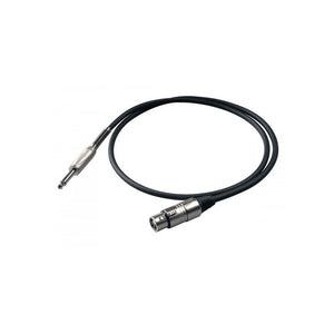 Trade Shop - Cavo 10 Metri Audio Per Microfono Casse Femmina Xlr Connessione Spina Jack 1.5 -