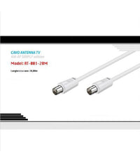 Cavo 20 Metri Antenna Tv Maschio/femmina Schermato Prolunga Maxtech At-001-20m         