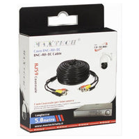 Cavo 5mt Per Telecamera Collegamento Dal Monitor Alla Camera Maxtech Cv-tel001         