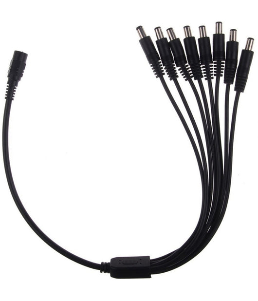 Cavo A Y 8 Uscite Sdoppiatore Ripartitore Splitter Alimentazione Telecamere Cctv         