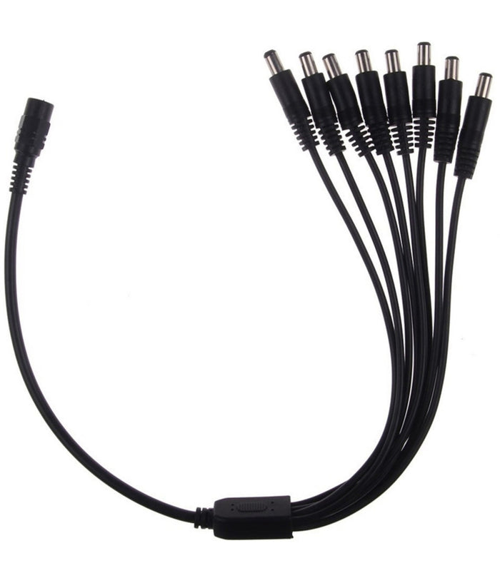 Cavo A Y 8 Uscite Sdoppiatore Ripartitore Splitter Alimentazione Telecamere Cctv         