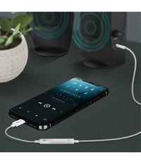 Cavo Adattatore Audio Da Lightning Iphone A Aux Jack 3,5mm Maschio 1mt Ip-7726         