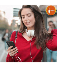 Cavo Adattatore Audio Da Lightning Iphone A Aux Jack 3,5mm Maschio 1mt Ip-7726         